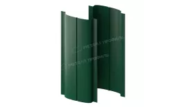 Штакетник металлический МЕТАЛЛ ПРОФИЛЬ ELLIPSE-T 19х126 (ПЭД-01-6005\6005-0.45) купить в санкт-петербурге