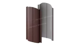 Штакетник металлический МЕТАЛЛ ПРОФИЛЬ ELLIPSE-O 19х126 (VikingMP-01-RR32-0.45) купить в санкт-петербурге
