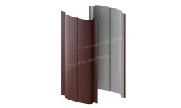 Штакетник металлический МЕТАЛЛ ПРОФИЛЬ ELLIPSE-T 19х126 NormanMP (ПЭ-01-RR32-0.5) купить в санкт-петербурге