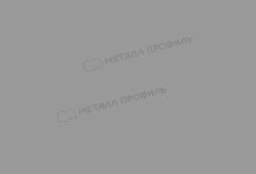 Штакетник металлический МЕТАЛЛ ПРОФИЛЬ ELLIPSE-T 19х126 NormanMP (ПЭ-01-9006-0.5) купить в санкт-петербурге