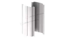 Штакетник металлический МЕТАЛЛ ПРОФИЛЬ ELLIPSE-T 19х126 NormanMP (ПЭ-01-9003-0.5) купить в санкт-петербурге
