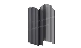 Штакетник металлический МЕТАЛЛ ПРОФИЛЬ TRAPEZE-O 16,5х118 (VALORI-20-Grey-0.5) купить в санкт-петербурге