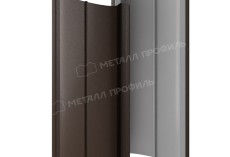 Штакетник металлический МЕТАЛЛ ПРОФИЛЬ ELLIPSE-T 19х126 (VALORI-20-DarkBrown-0.5) купить в санкт-петербурге