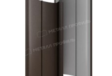 Штакетник металлический МЕТАЛЛ ПРОФИЛЬ ELLIPSE-T 19х126 (VALORI-20-Brown-0.5) купить в санкт-петербурге