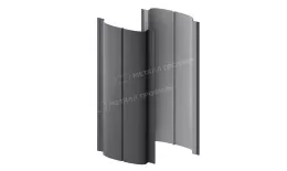 Штакетник металлический МЕТАЛЛ ПРОФИЛЬ ELLIPSE-T 19х126 (VALORI-20-Grey-0.5) купить в санкт-петербурге