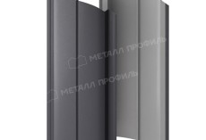 Штакетник металлический МЕТАЛЛ ПРОФИЛЬ ELLIPSE-O 19х126 (VALORI-20-Grey-0.5) купить в санкт-петербурге