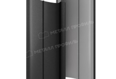 Штакетник металлический МЕТАЛЛ ПРОФИЛЬ ELLIPSE-T 19х126 (VALORI-20-DarkGrey-0.5) купить в санкт-петербурге