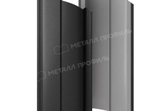 Штакетник металлический МЕТАЛЛ ПРОФИЛЬ ELLIPSE-O 19х126 (VALORI-20-DarkGrey-0.5) купить в санкт-петербурге