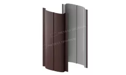 Штакетник металлический МЕТАЛЛ ПРОФИЛЬ ELLIPSE-T 19х126 (VikingMP E-20-8019-0.5) купить в санкт-петербурге