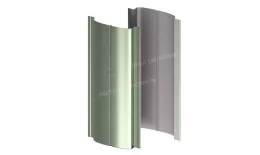 Штакетник металлический МЕТАЛЛ ПРОФИЛЬ ELLIPSE-T 19х126 (PURMAN-20-Tourmalin-0.5) купить в санкт-петербурге