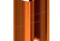 Штакетник металлический МЕТАЛЛ ПРОФИЛЬ ELLIPSE-T 19х126 (AGNETA-03-Copper\Copper-0.5) купить в санкт-петербурге