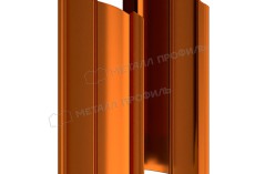 Штакетник металлический МЕТАЛЛ ПРОФИЛЬ ELLIPSE-O 19х126 (AGNETA-03-Copper\Copper-0.5) купить в санкт-петербурге