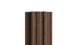Штакетник металлический МЕТАЛЛ ПРОФИЛЬ TRAPEZE-T 16,5х118 (ECOSTEEL_МАД-01-МореныйДуб-0.5) купить в санкт-петербурге