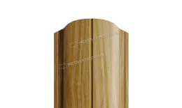 Штакетник металлический МЕТАЛЛ ПРОФИЛЬ ELLIPSE-O 19х126 (ECOSTEEL_ТД-01-ЗолотойДуб-0.5) купить в санкт-петербурге