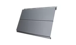 Вертикаль 0,2 line 0,5 Satin с пленкой RAL 9006бело-алюминиевый купить в санкт-петербурге