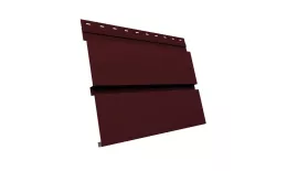 Квадро брус 3D 0,5 Satin с пленкой RAL 3005 красное вино купить в санкт-петербурге