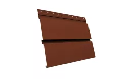 Квадро брус 3D 0,5 Satin с пленкой RAL 8004 терракота купить в санкт-петербурге