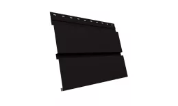 Квадро брус 3D 0,5 Satin с пленкой RAL 9005 черный купить в санкт-петербурге