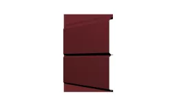 ЭкоБрус 0,345 0,5 Satin Matt TX с пленкой RAL 3005 красное вино