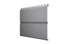 Металлический сайдинг Эко Брус RAL 7004 сигнальный серый