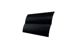 Сайдинг Блок-хаус 0,390 0,45 Drap RAL 9005 черный купить в санкт-петербурге