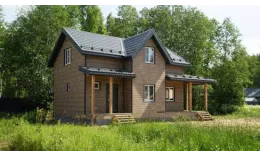 ЭкоБрус 0,345 Grand Line 0,45 Print Elite с пленкой Nordic Wood TwinColor купить в санкт-петербурге