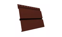 Квадро брус 3D 0,5 GreenCoat Pural BT, matt с пленкой RR 750 кирпично-красный (RAL 8004 терракота) купить в санкт-петербурге
