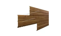 Сайдинг МЕТАЛЛ ПРОФИЛЬ Lбрус-15х240 (ECOSTEEL_MA-01-МореныйДуб-0.5) купить в санкт-петербурге