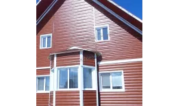 Сайдинг МЕТАЛЛ ПРОФИЛЬ Lбрус-XL-В-14х335 (ECOSTEEL-01-МореныйДуб-0.5) купить в санкт-петербурге