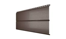 Сайдинг МЕТАЛЛ ПРОФИЛЬ Lбрус-XL-В-14х335 (VALORI-20-DarkBrown-0.5) 