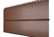 Сайдинг МЕТАЛЛ ПРОФИЛЬ Lбрус-XL-14х335 (VALORI-20-Brown-0.5) купить в санкт-петербурге