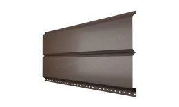 Сайдинг МЕТАЛЛ ПРОФИЛЬ Lбрус-15х240 (VALORI-20-DarkBrown-0.5) купить в санкт-петербурге