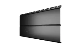 Сайдинг МЕТАЛЛ ПРОФИЛЬ Lбрус-XL-14х335 (PURMAN-20-9005-0.5) купить в санкт-петербурге