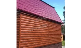 Сайдинг МЕТАЛЛ ПРОФИЛЬ Woodstock-Н-28х330 (ECOSTEEL-01-МореныйДуб-0.5) купить в санкт-петербурге