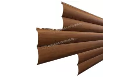 Сайдинг МЕТАЛЛ ПРОФИЛЬ Woodstock-Т-28х330 (ECOSTEEL_MA-01-МореныйДуб-0.5) купить в санкт-петербурге