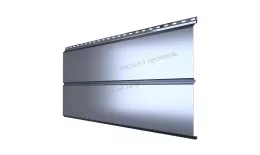 Сайдинг МЕТАЛЛ ПРОФИЛЬ Lбрус-XL-14х335 (PURMAN-20-Galmei-0.5) купить в санкт-петербурге