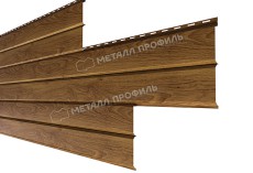 Сайдинг МЕТАЛЛ ПРОФИЛЬ Lбрус-XL-14х335 (ECOSTEEL_MA-01-МореныйДуб-0.5) купить в санкт-петербурге