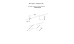 Крепежный профиль шляпный 50х20х3000 (ОЦ-01-БЦ-0.9) купить в санкт-петербурге