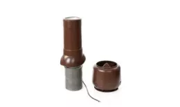 Вентиляционный выход изолированный D125/160 ТУРБО коричневый 