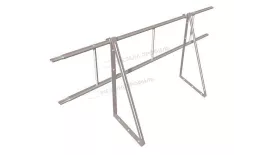 Ограждение кровельное ОК-h600х1860 мм (9003) купить в санкт-петербурге