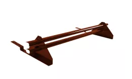Снегозадержатель трубчатый для композитной черепицы RAL 3009 (3м) купить в санкт-петербурге