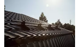 Снегозадержатель NEW трубчатый Grand Line RAL 3009 1м купить в санкт-петербурге