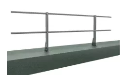 Ограждение кровельное для парапета на плоскую кровлю RAL 7004 (2,0х0,9м)ОЦ купить в санкт-петербурге