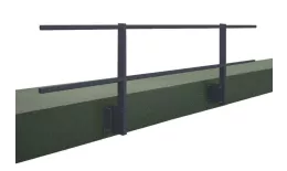 Ограждение кровельное для парапета с боковым креплением RAL 7024 (2,0х0,9)ОЦ купить в санкт-петербурге