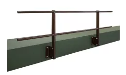 Ограждение кровельное для парапета с боковым креплением RAL 8017 (2,0х0,9м) купить в санкт-петербурге