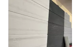 Фиброцементный сайдинг FCS wood click шип-паз ФАКТУРА ДЕРЕВА серый в массе купить в санкт-петербурге