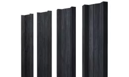 Штакетник М-образный А с прямым резом 0,45 Print Premium Grey Wood TwinColor купить в санкт-петербурге