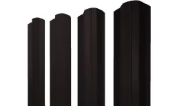 Штакетник М-образный В фигурный 0,5 Satin Matt TX RAL 9005 черный купить в санкт-петербурге