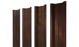 Штакетник П-образный В с прямым резом 0,45 Print Premium Cherry Wood Dark FTC купить в санкт-петербурге