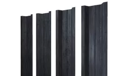Штакетник П-образный В с прямым резом 0,45 Print Premium Grey Wood TwinColor купить в санкт-петербурге